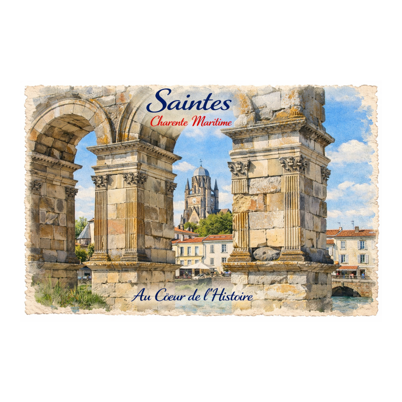 Saintes – AQUA – Cartes Postales (x25)