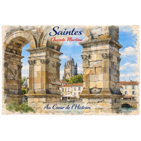 Saintes – AQUA – Cartes Postales (x25)