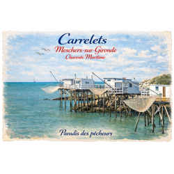 Carrelets Meschers-sur-Gironde – AQUA – Cartes Postales (x25)