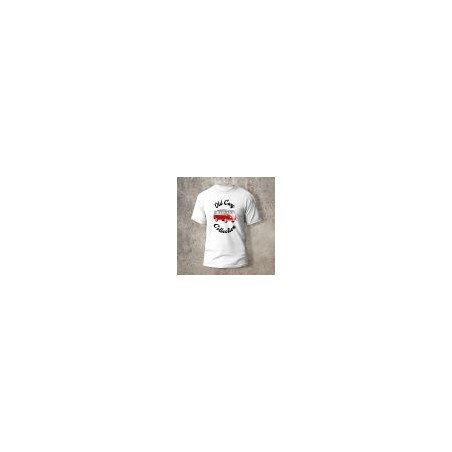 Tshirt Combi VW5 Motif Devant Blanc