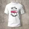 Tshirt Combi VW4 Motif Devant Blanc