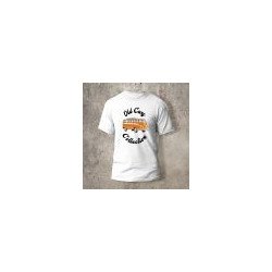 Tshirt Combi VW3 Motif Devant Blanc