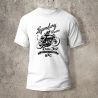 Tshirt Blanc Devant Biker Legendary