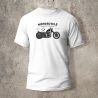 Tshirt Blanc Devant Biker Motorcycle
