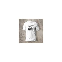 Tshirt Blanc Devant Biker Iron Wheels