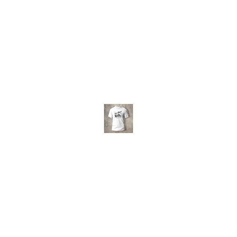 Tshirt Blanc Devant Biker Iron Wheels