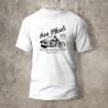 Tshirt Blanc Devant Biker Iron Wheels