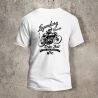 Tshirt Blanc Dos Biker Legendary