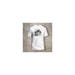Tshirt Blanc Dos Biker Rider