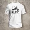Tshirt Blanc Dos Biker Rider