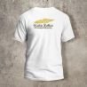 Tshirt Blanc Dos Biker Eagle jaune