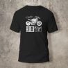 Tshirt Noir Devant Biker Rider