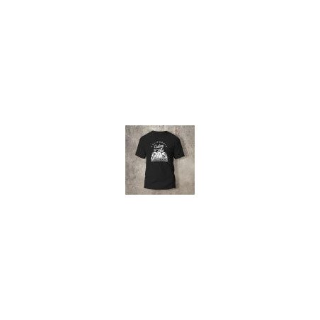 Tshirt Noir Devant  Biker California Bike