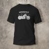 Tshirt Noir Devant Biker Motorcycle
