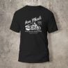 Tshirt Noir Devant Biker Iron Wheels