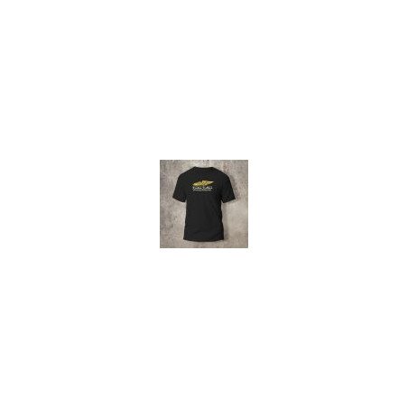 Tshirt Noir Devant Biker Eagle jaune