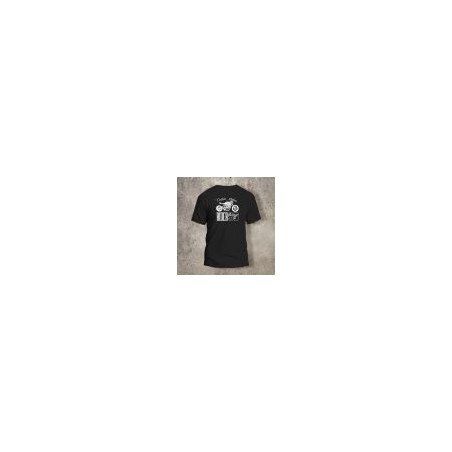 Tshirt Noir Dos Biker Rider