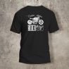 Tshirt Noir Dos Biker Rider