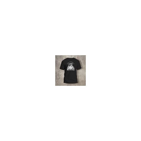 Tshirt Noir Dos Biker California Bike