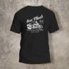 Tshirt Noir Dos Biker Iron Wheels