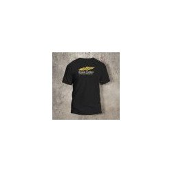 Tshirt Noir Dos Biker Eagle jaune