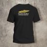 Tshirt Noir Dos Biker Eagle jaune